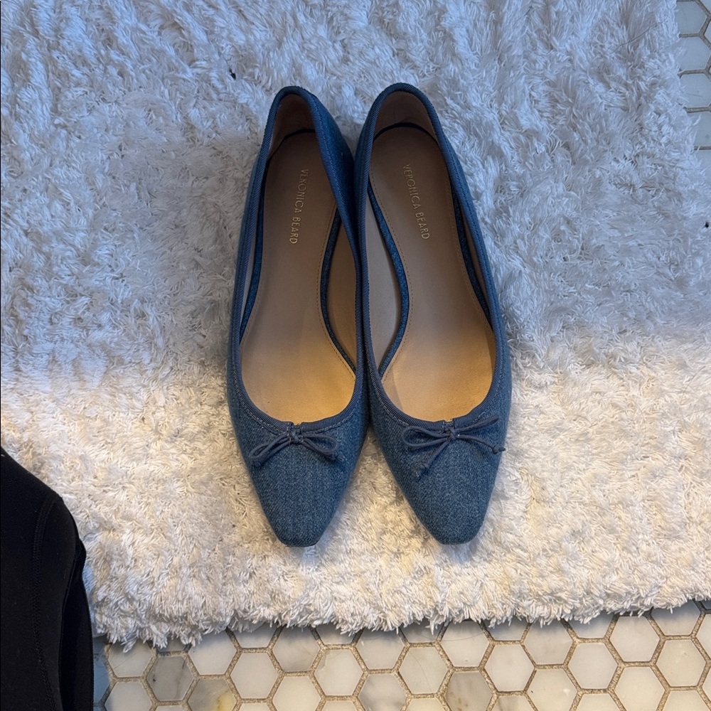 Veronica Beard Blue Flats
